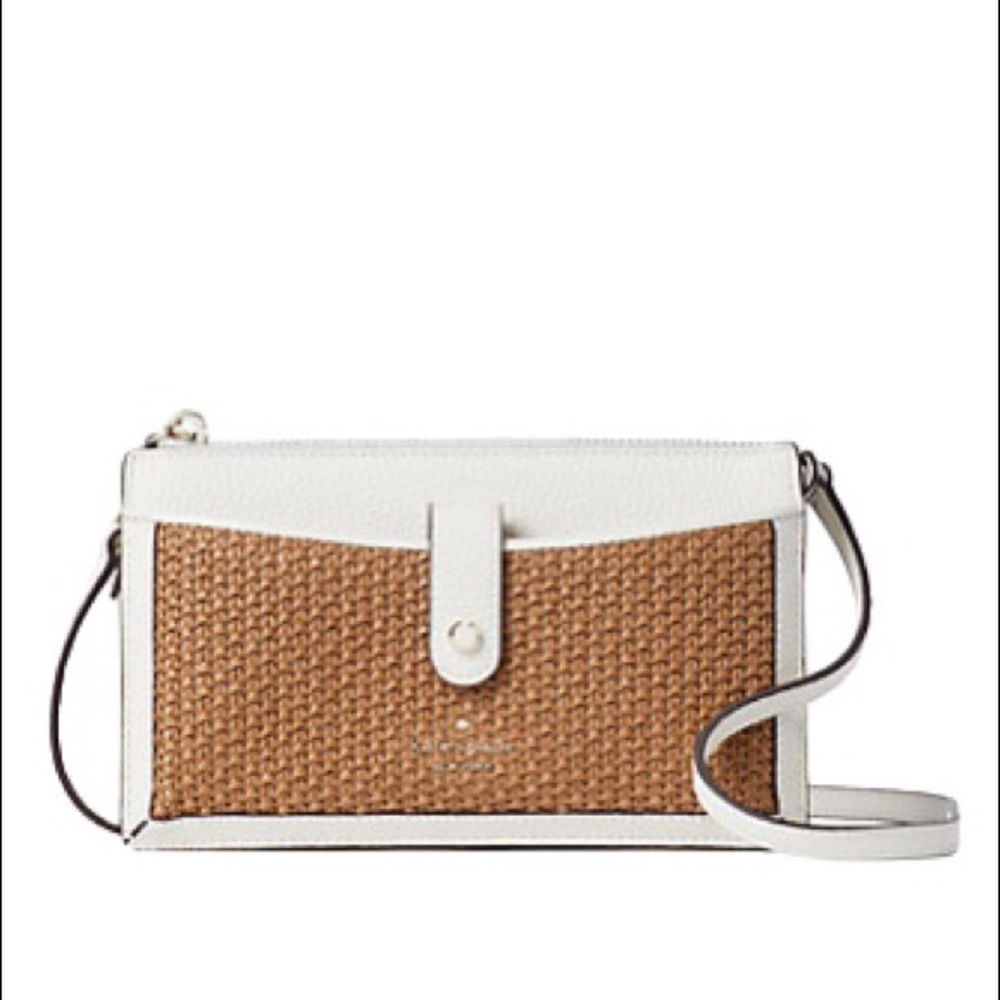 NEW Kate Spade Jackson Straw small tab crossbody